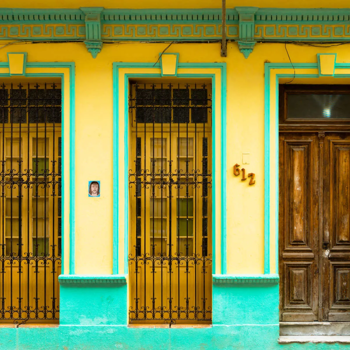 612 Street Havana Yellow And Green Wall Art