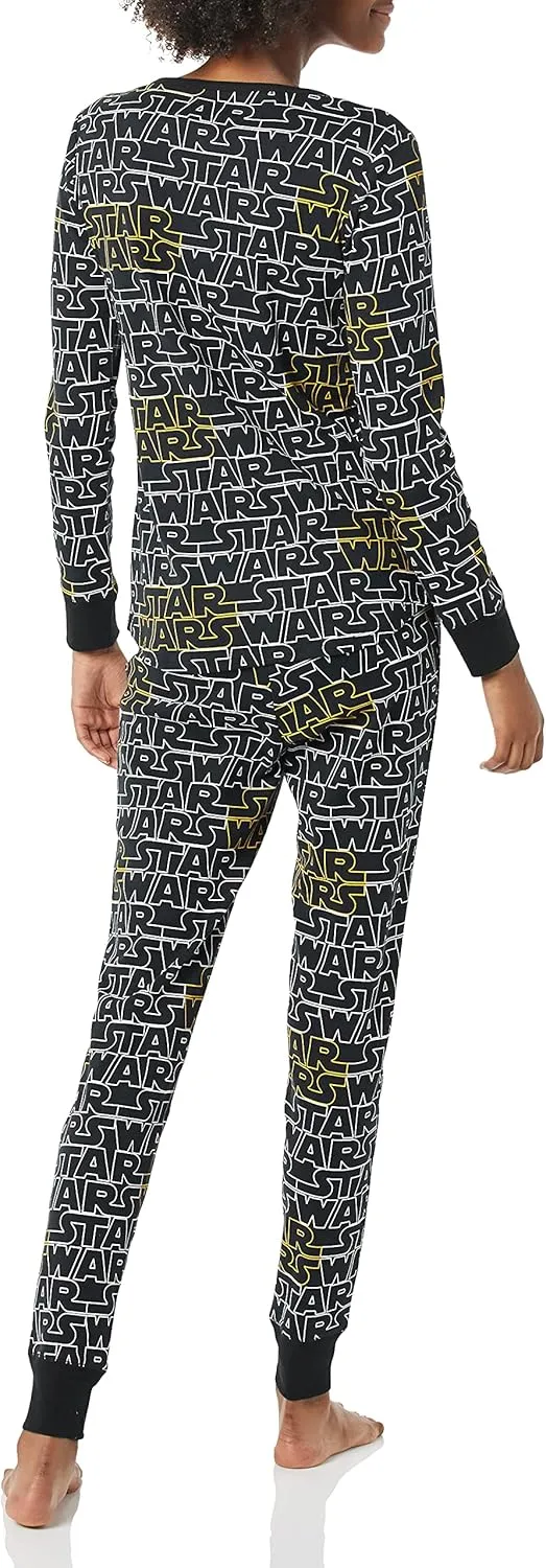 Amazon Essentials Disney | Marvel | Star Wars Women's Snug-Fit Cotton Pajama Sleepwear Sets