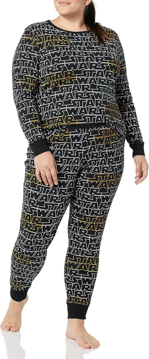 Amazon Essentials Disney | Marvel | Star Wars Women's Snug-Fit Cotton Pajama Sleepwear Sets