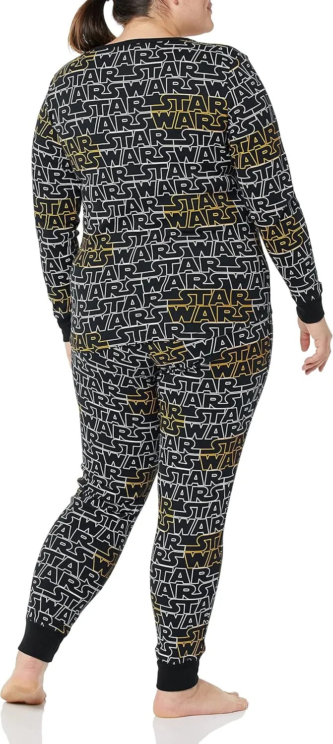 Amazon Essentials Disney | Marvel | Star Wars Women's Snug-Fit Cotton Pajama Sleepwear Sets