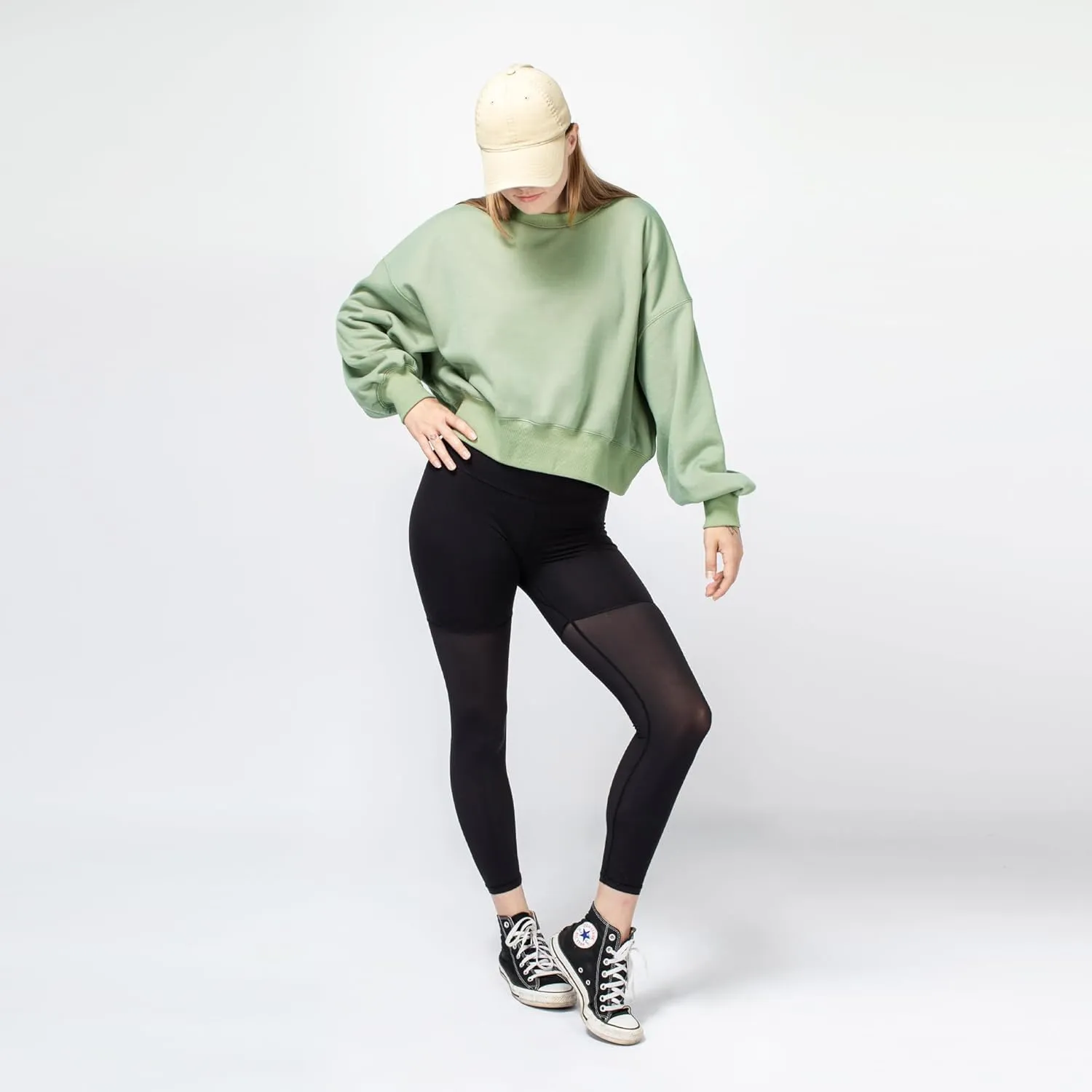BRISIRA Sherpa Fleece Sweatshirts for Women: Crewneck sweatshirt Cropped Sherpa Lined Pullover Crop Sweater Warm Winter