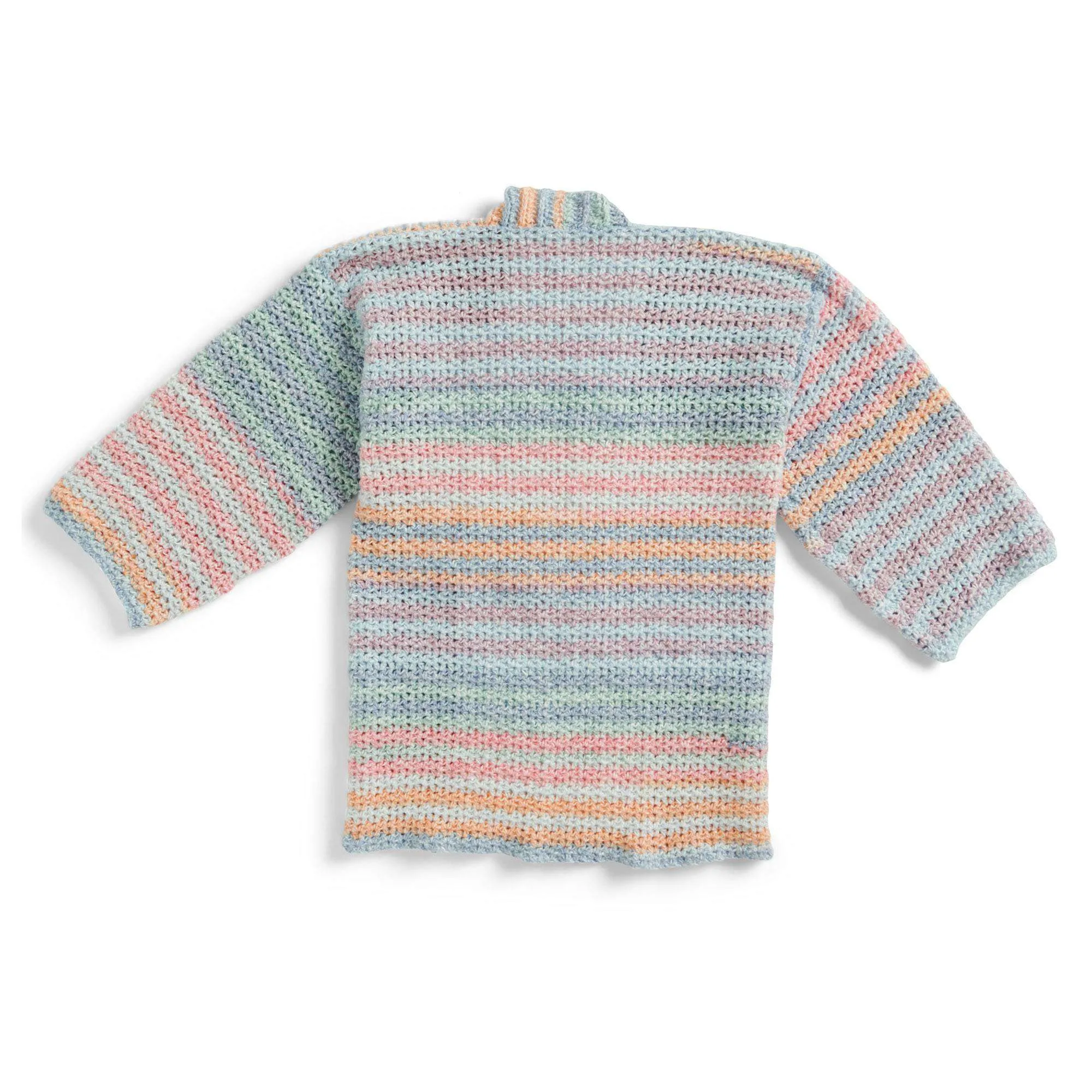 Caron Relaxed Crochet Cardigan