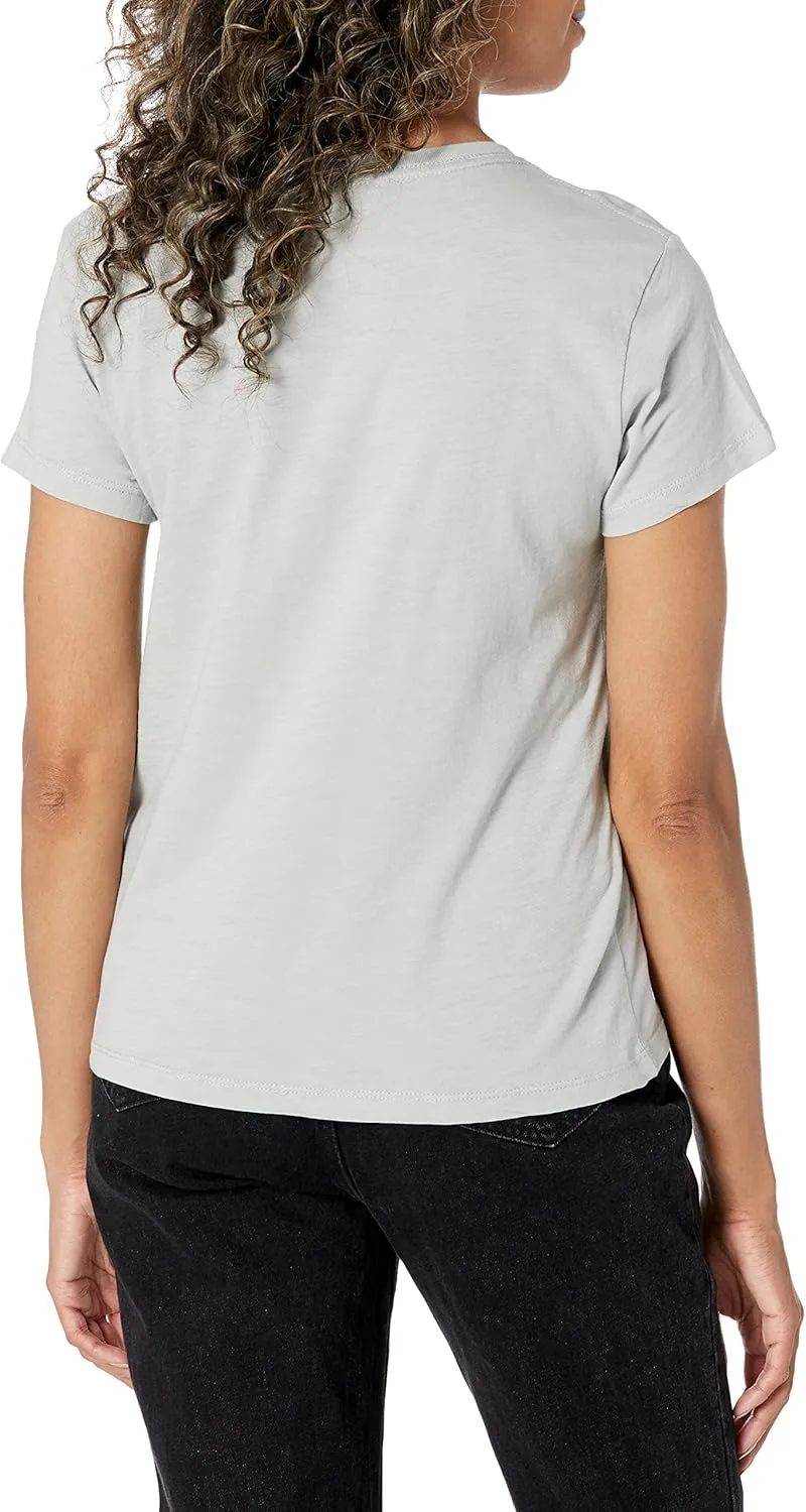 DOCKERS Women's Slim Fit Short Sleeve Favorite V-Neck Tee Shirt