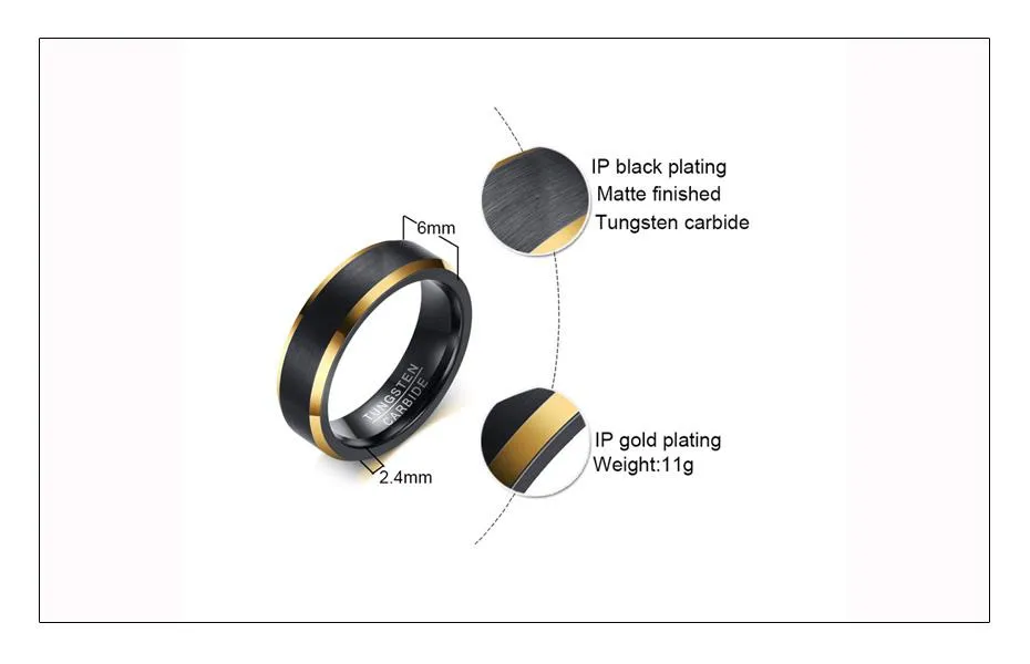Egyptian Sands Matte Finished Brushed Tungsten Band