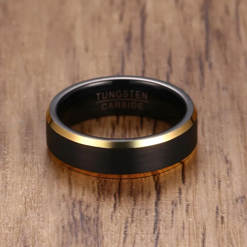 Egyptian Sands Matte Finished Brushed Tungsten Band
