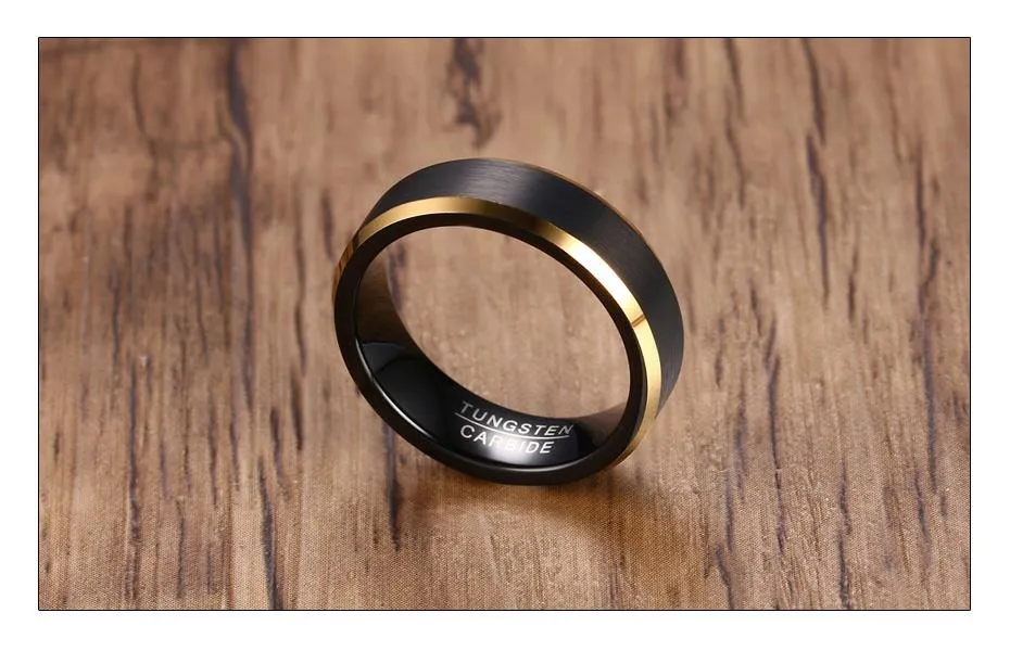Egyptian Sands Matte Finished Brushed Tungsten Band