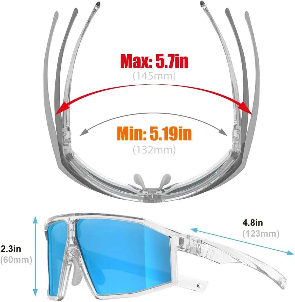 F26 trending modern stylish HD Polarized sunglasses Women Men Running Fishing Hiking golf Gifts Outdoor sports