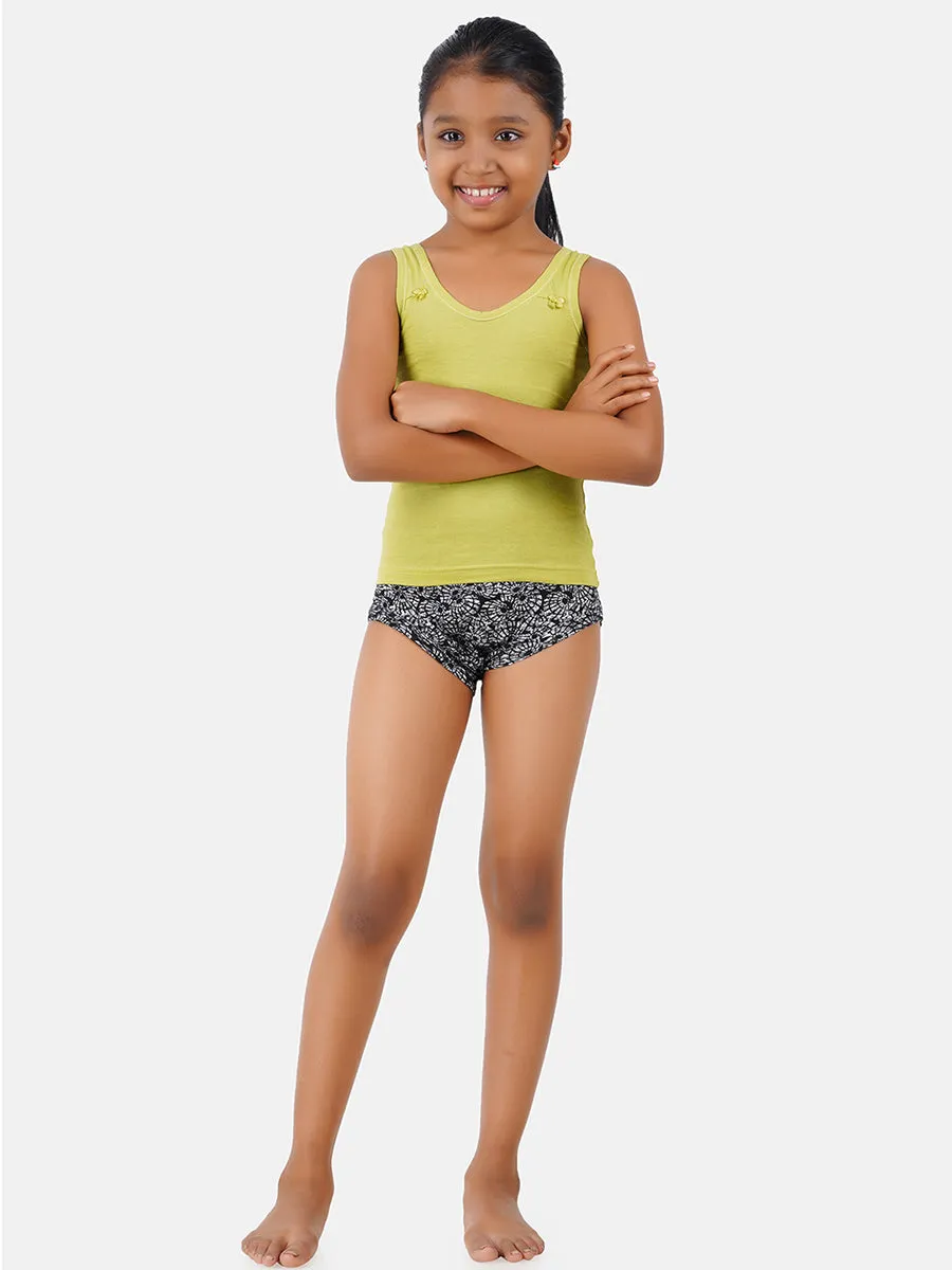 Girl's Printed soft combed jersey Snug Fit Panties (4 PCs Pack)