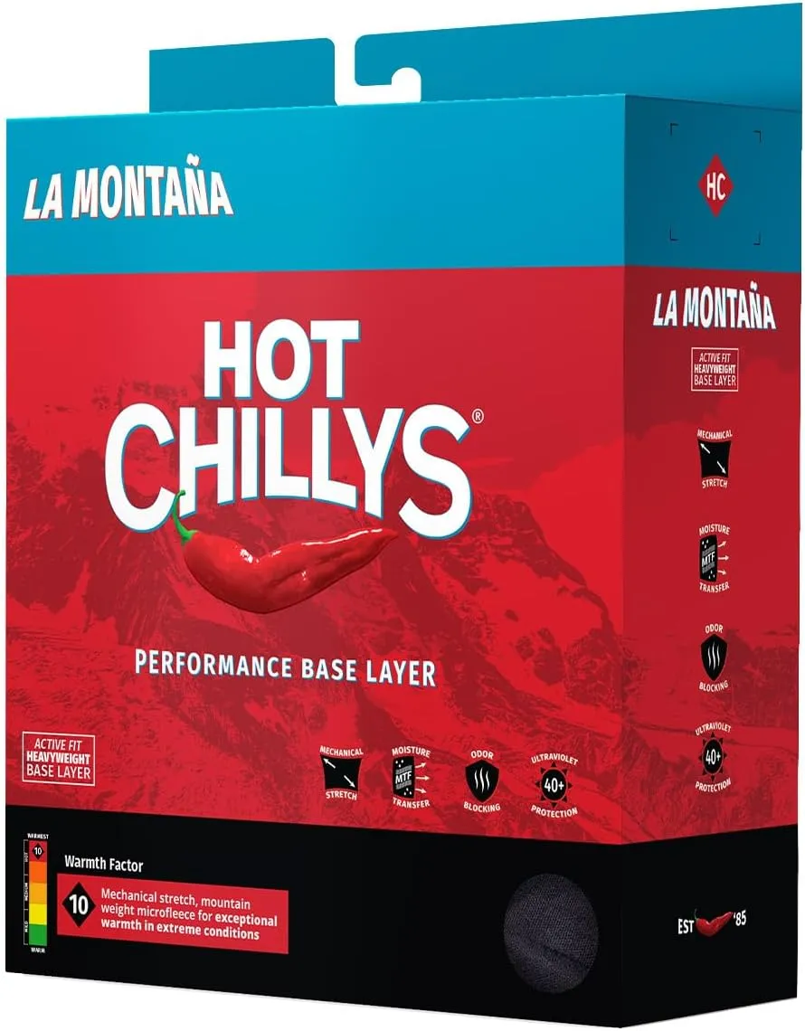 Hot Chillys Women's La Montaña Fleece Zip-T Thermal Top | UPF 40 Moisture-Wicking Mountain Weight Active Fit Base Layer Shirt