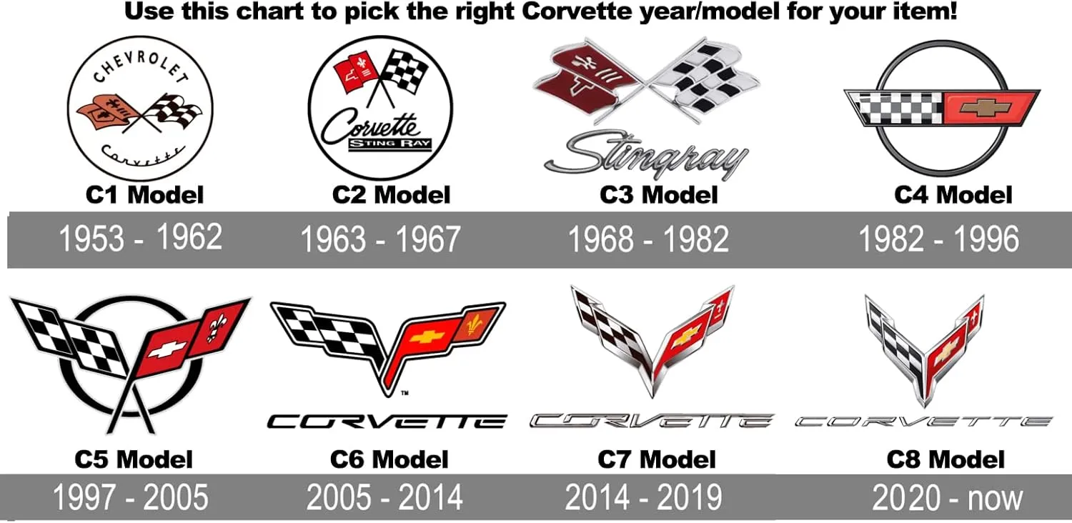 JH DESIGN GROUP Men's Chevy C8 Corvette Hoodie Full Zip Up Black Hooded Sweatshirt