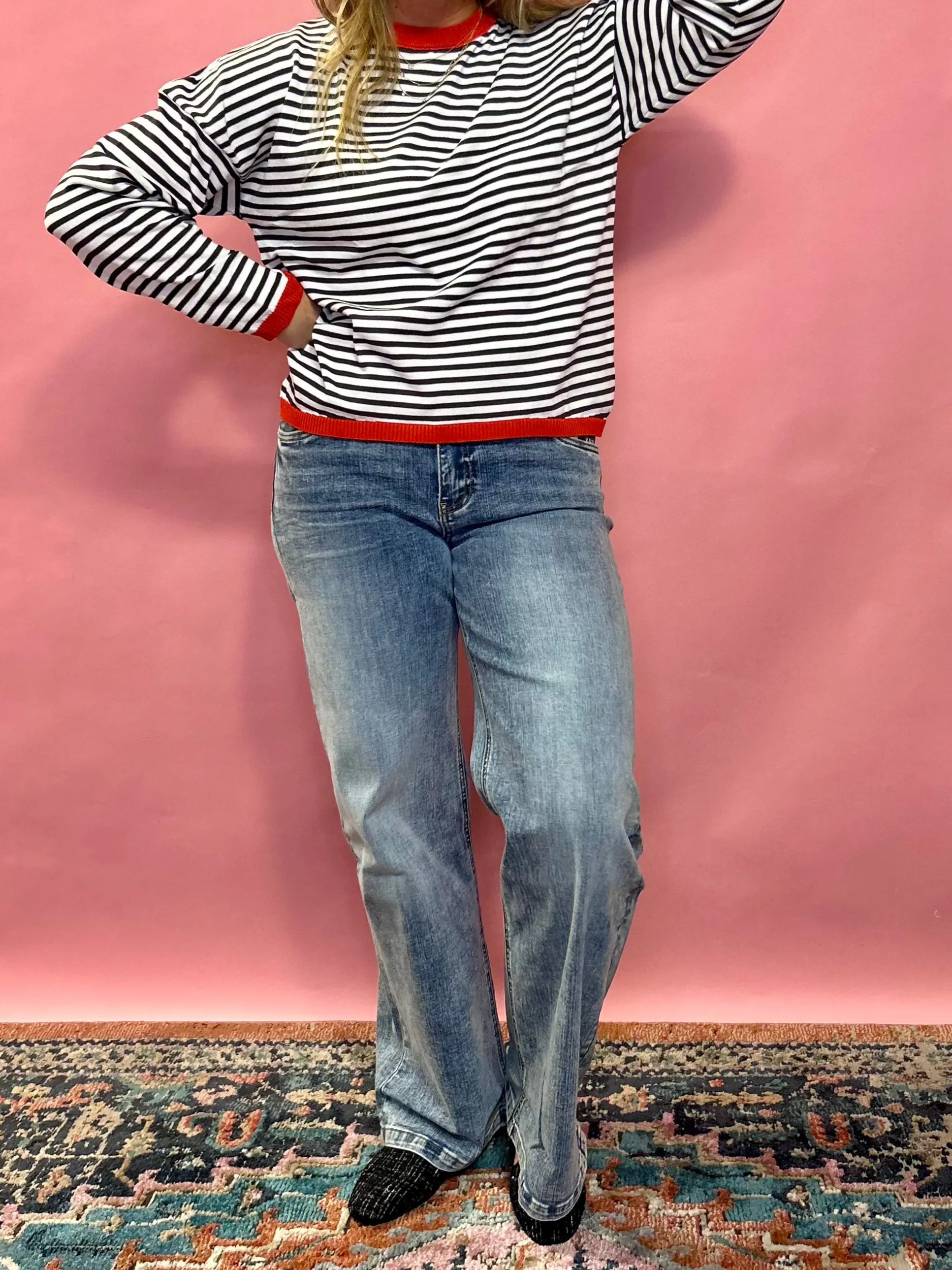 Keep Me In Striped Sweater