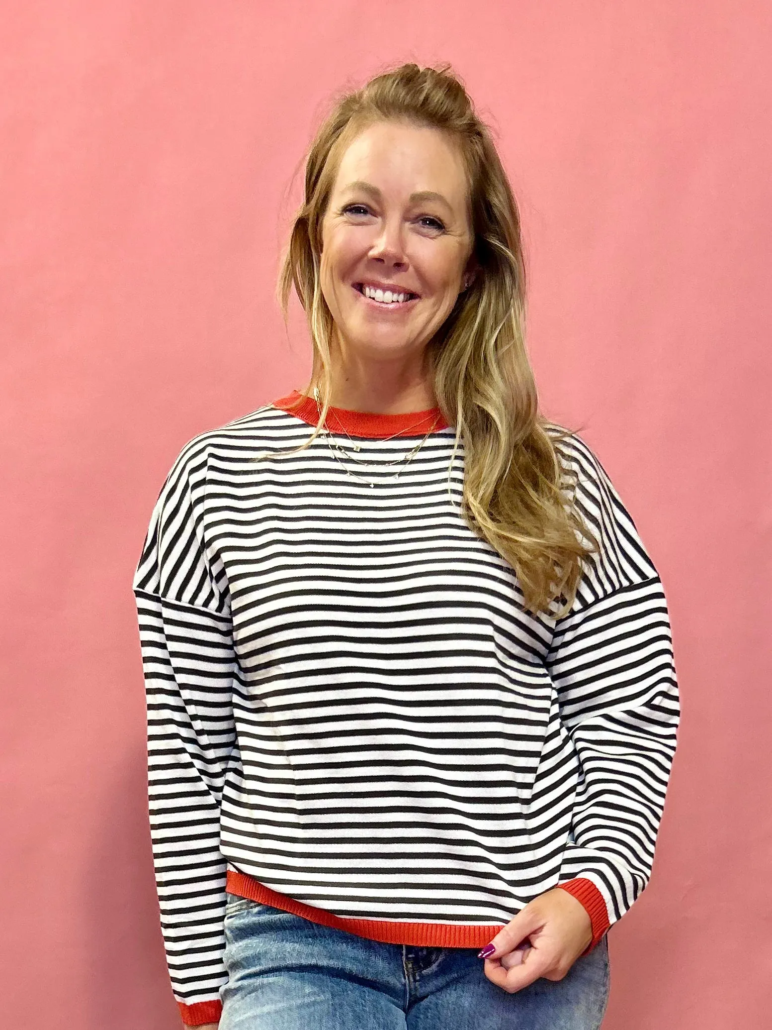 Keep Me In Striped Sweater