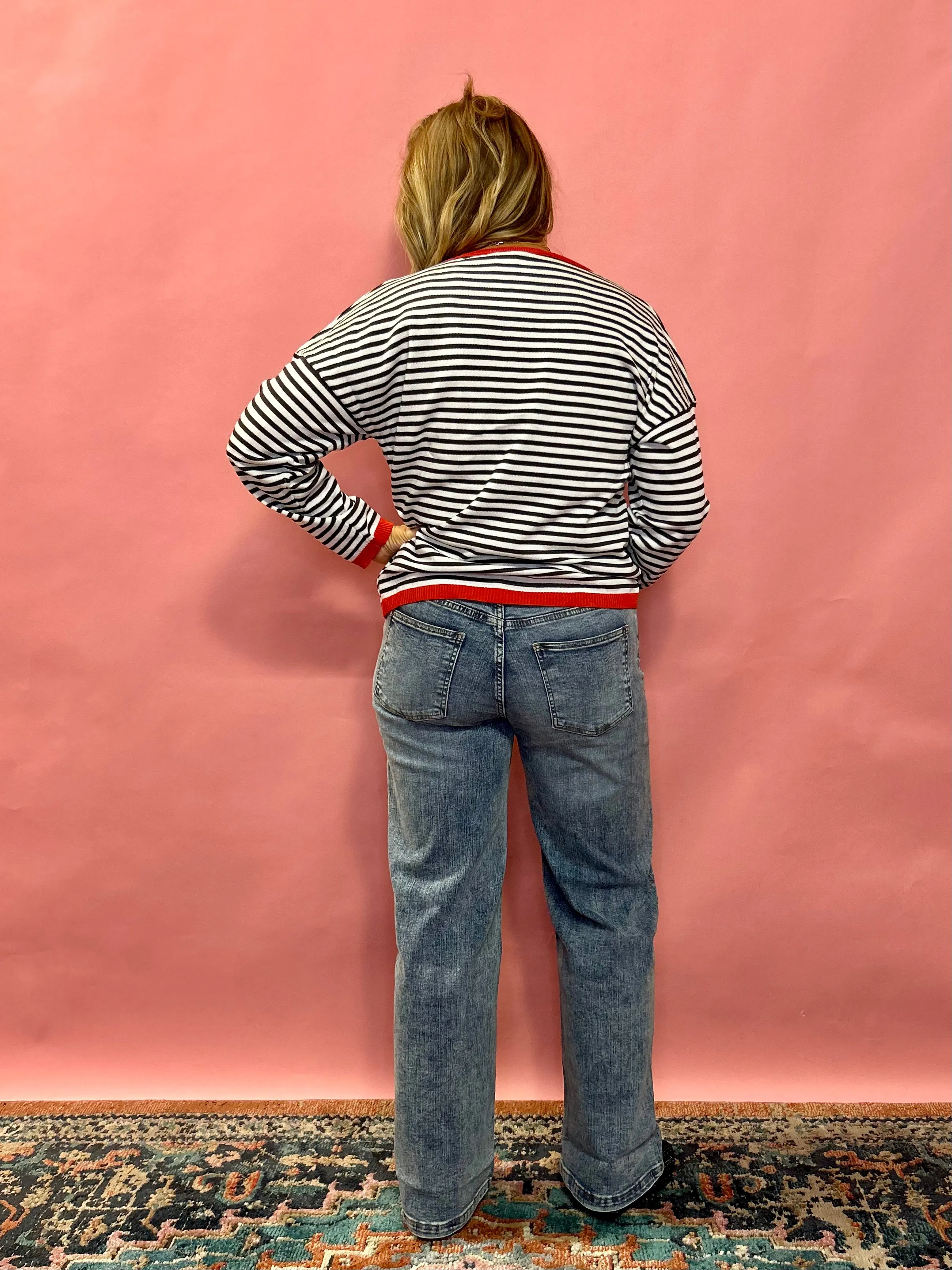 Keep Me In Striped Sweater