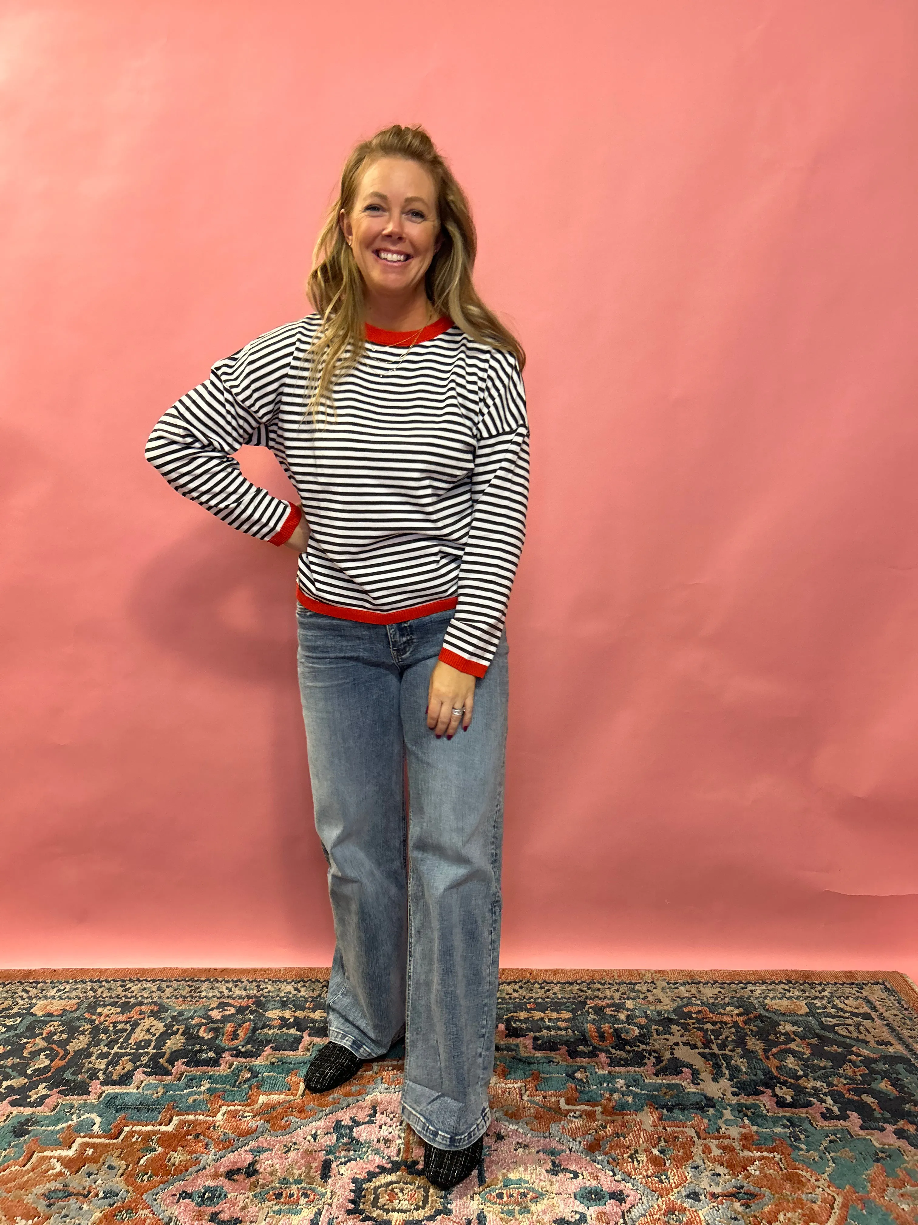 Keep Me In Striped Sweater