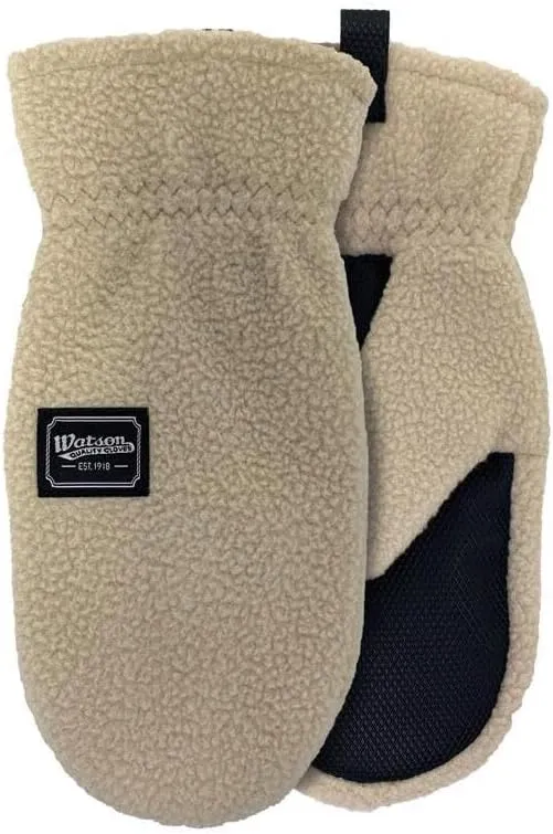 Lady Baa Baa Cozy Winter Mitt - Sustainable Fuzzy Fleece Sherpa Shell, Warm Eco-Lining, Touchscreen, Snug-Fit