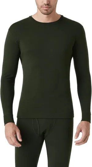 LAPASA Men 100% Merino Wool Shirt Base Layer Lightweight Midweight Thermal Top Long Sleeve Hunting Undershirt Warm Long John