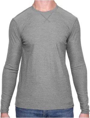 MERIWOOL Mens 100% Merino Wool Base Layer Lightweight Long Sleeve Thermal Shirt