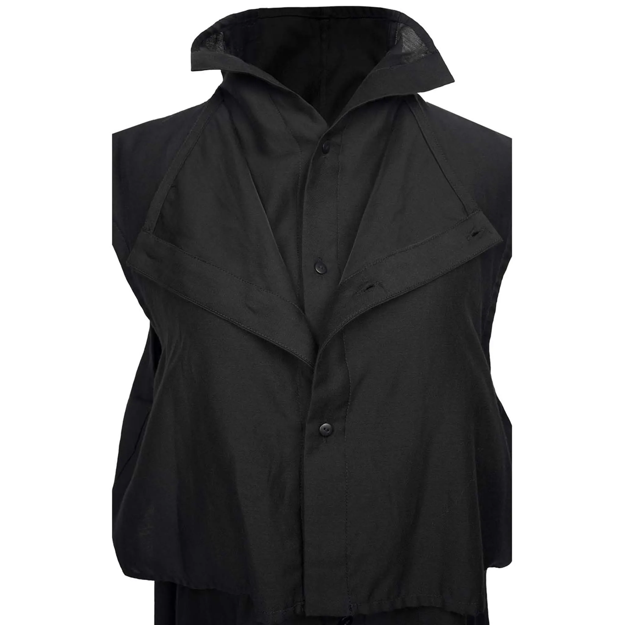 Multi-Layers Draping Sleeveless Shirt