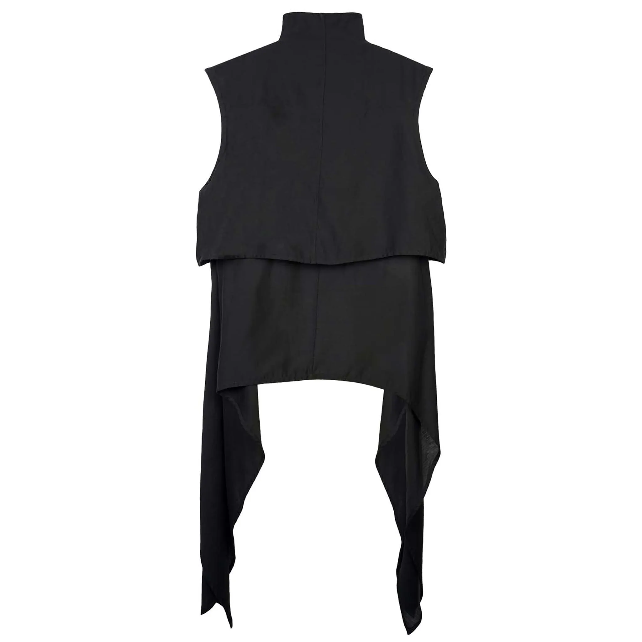 Multi-Layers Draping Sleeveless Shirt