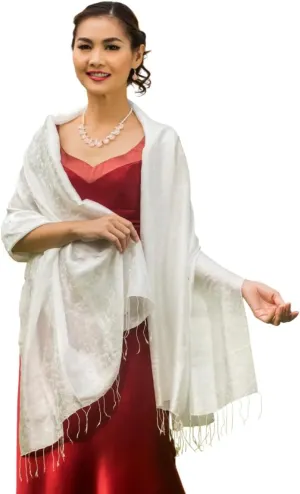 Pashmina-Shawl in Jacquard Pattern