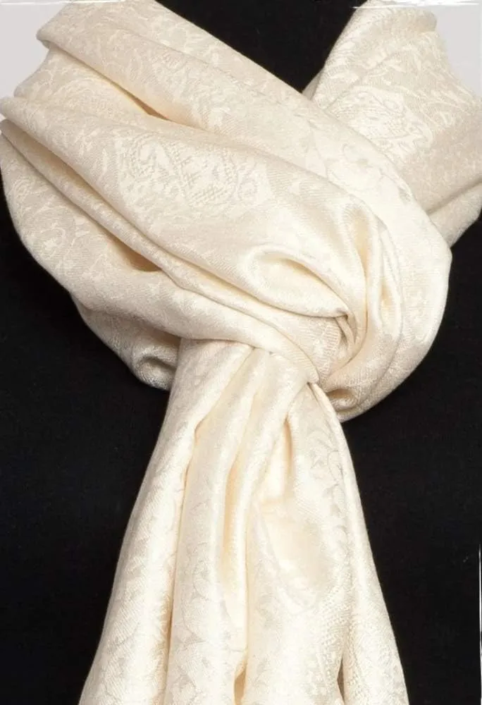 Pashmina-Shawl in Jacquard Pattern