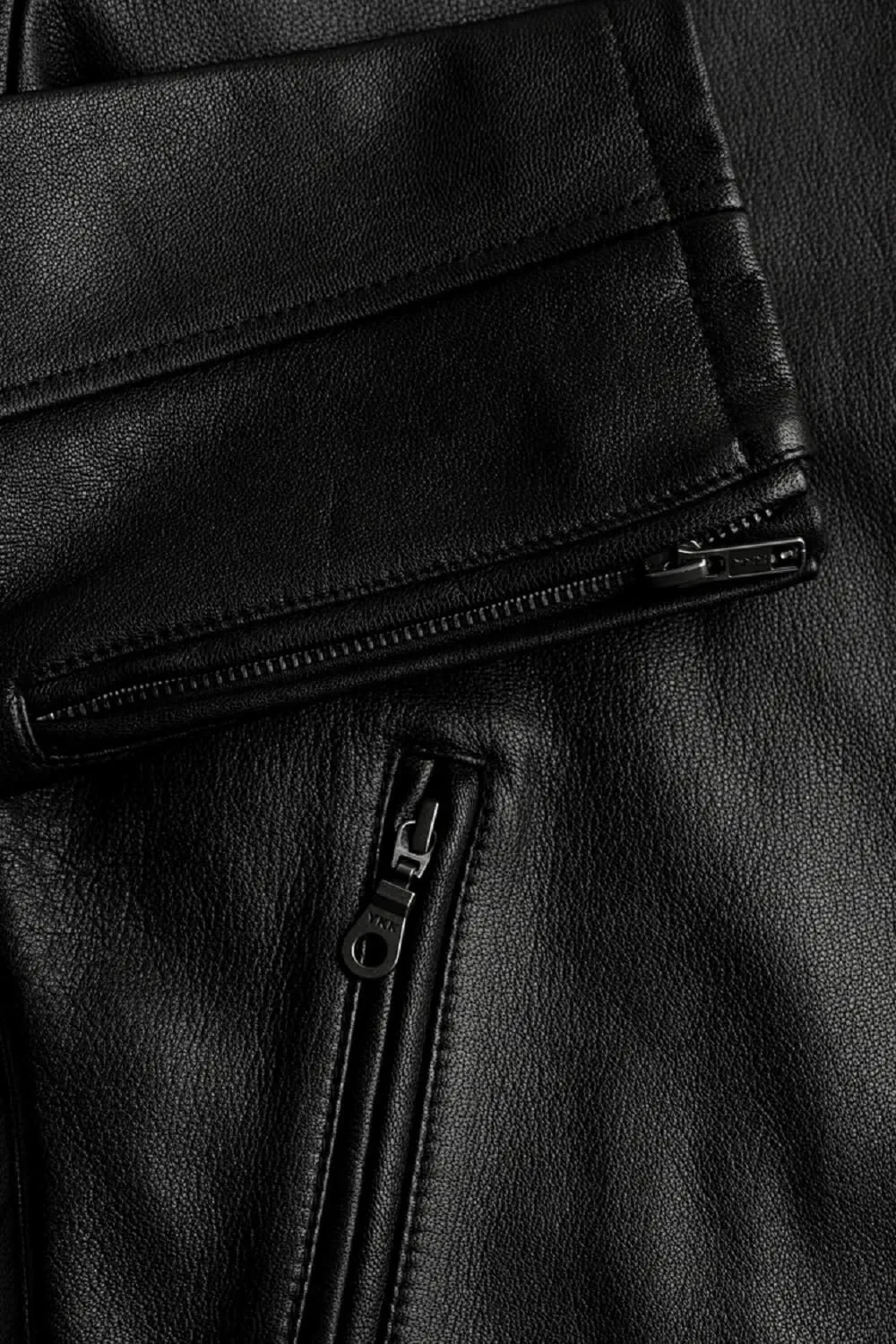 Premium Leather Jacket Men Old School Classic Style Everyday Wear Real Lambskin Mens Black Leather Jacket