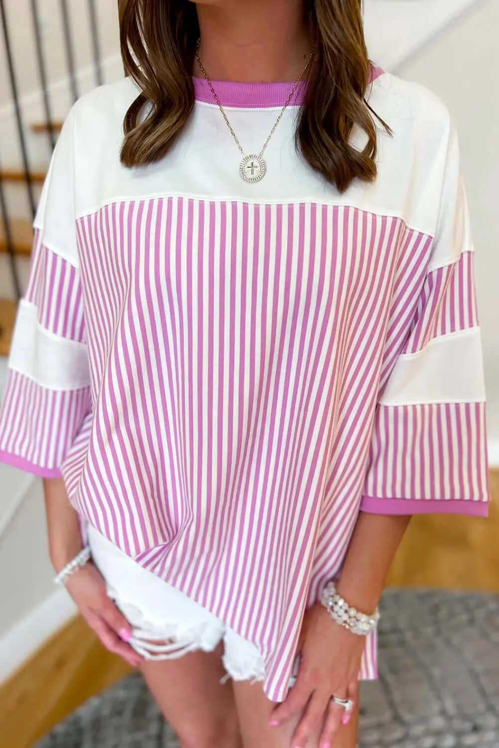 STEADY AS SHE GOES Top (pink)