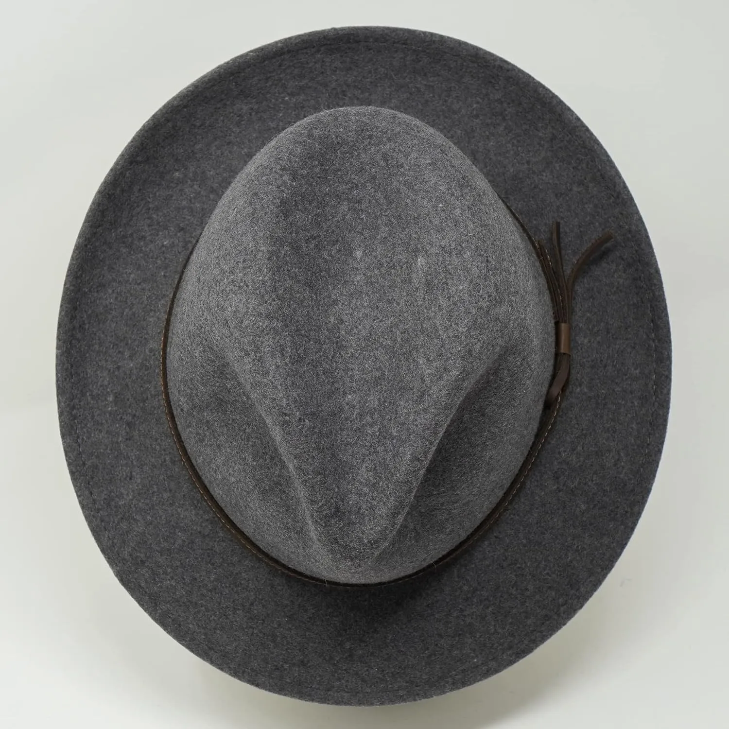 The Stoker - Lightweight Wide Brim - Water Resistant - Fedora Trilby Style Felt Hat