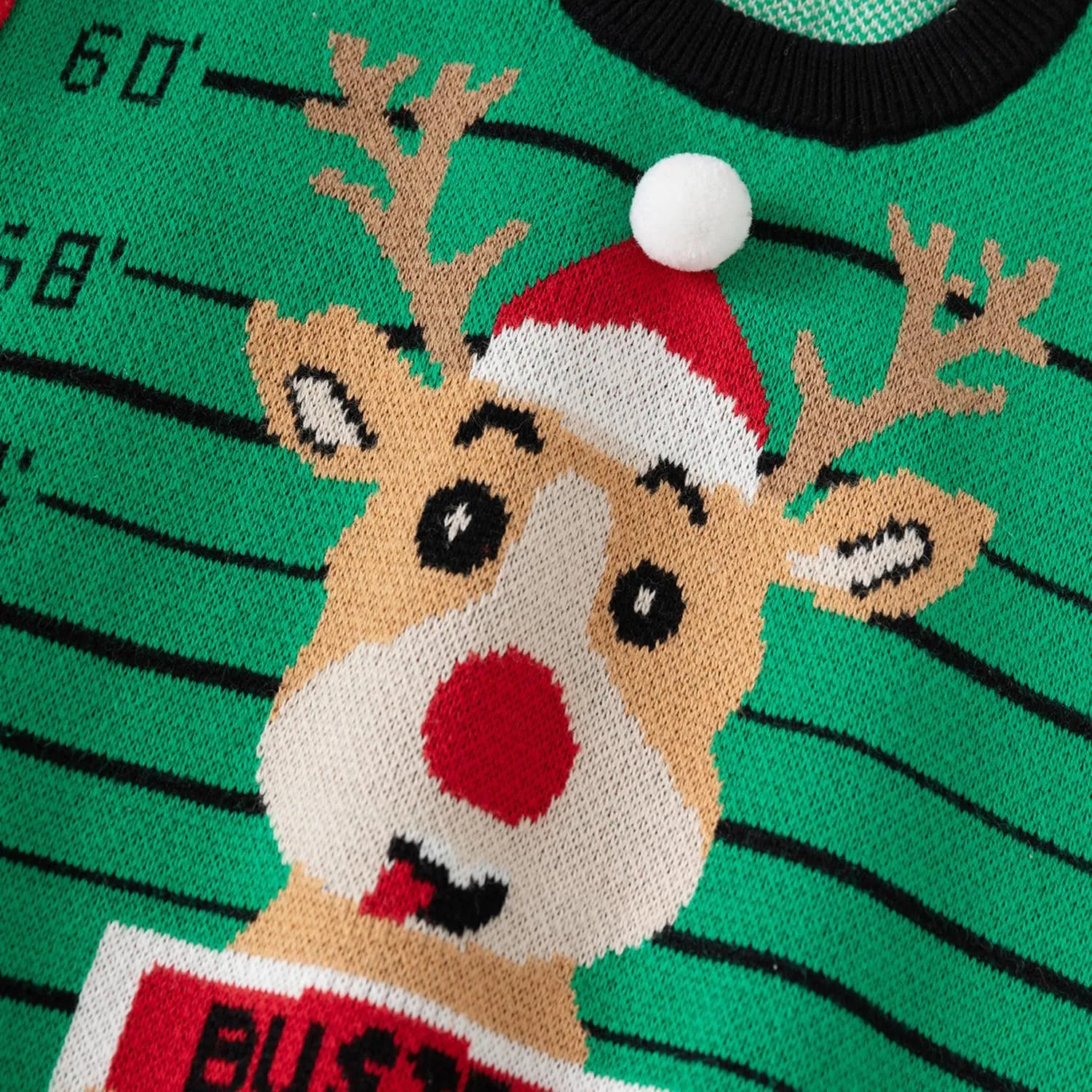Ugly Christmas Sweater for Babies and Toddlers, Funny Dinosaur Santa Claus Knitted Sweatshirt Holiday Pullover Tops for Kids